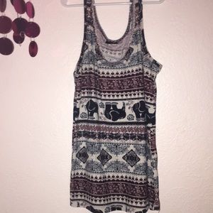 Rue21 | Tank Top | Elephant Print | Size S |
